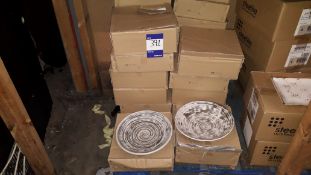 Quantity of M Style Plates & Bowls