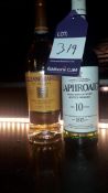 1 x Laphroaig Single Mat Scotch Whisky Islay, 1 x Glenmorangie Highland Scotch Whisky