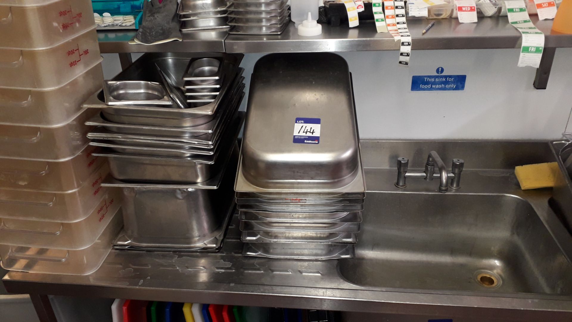 Large Quantity of Stainless Steel Gastronorme and other Trays to Kitchen - Image 7 of 8