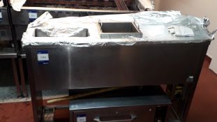 Stainless Steel Mobile Heated Bain Marie