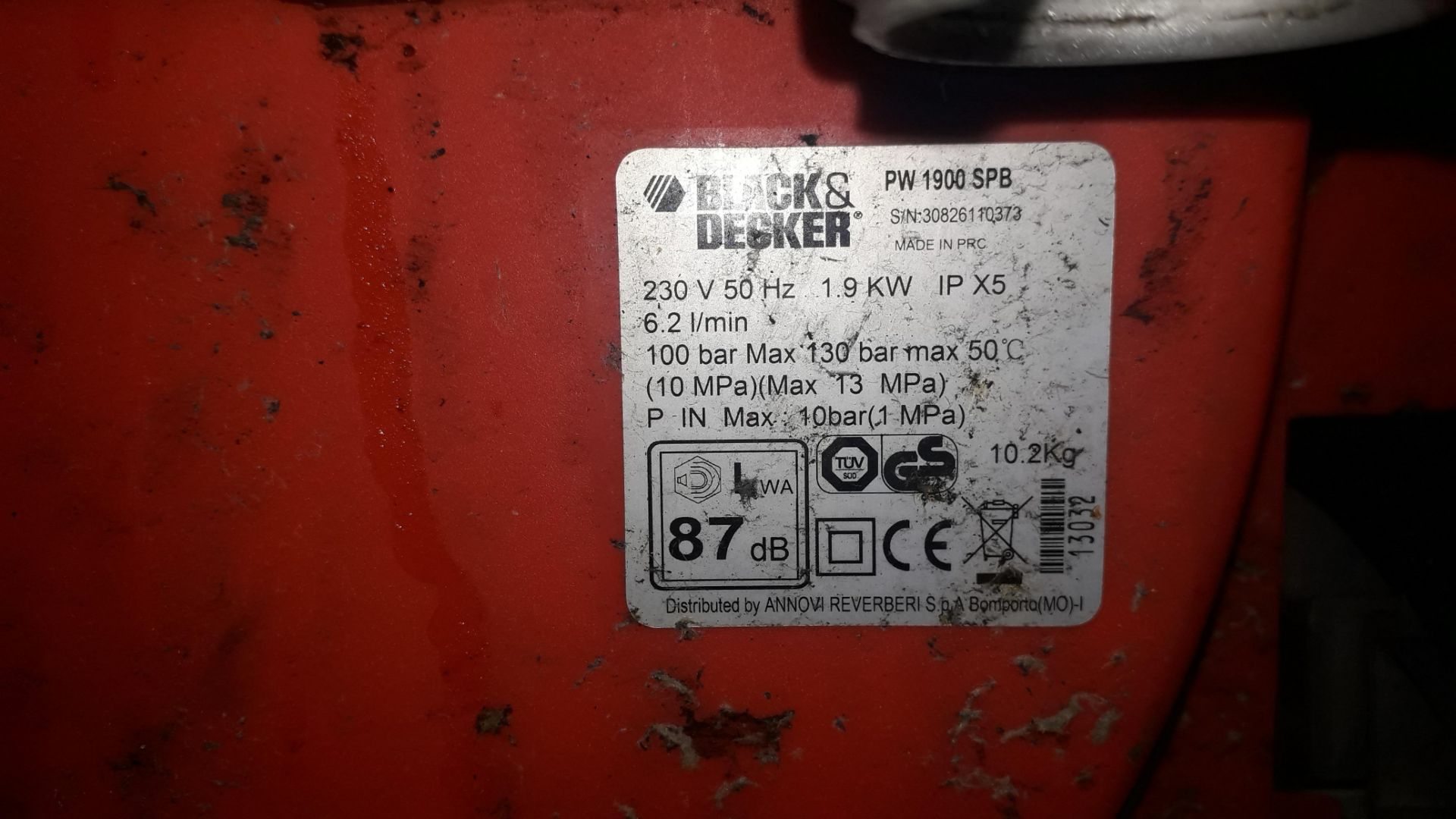 Black & Decker PW19OOSPB Pressure Washer with Hose Reel - Image 3 of 3