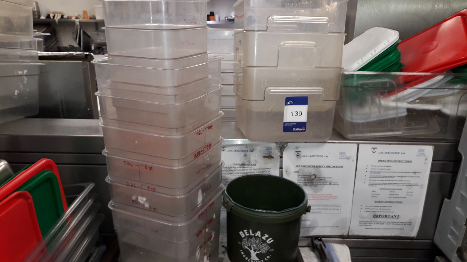 Large Quantity of Plastic Storage Containers - Image 2 of 2