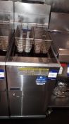 Pitco 35c+ Gas Twin Basket Fat Fryer (Disconnectio