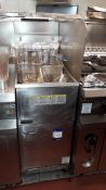 Pitco 35c+ Stainless Steel Twin Basket Deep Fat Fr