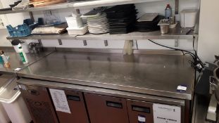 Stainless Steel Food Prep Table 1960mm