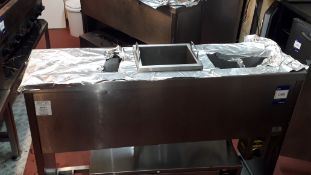Stainless Steel Mobile Heated Bain Marie