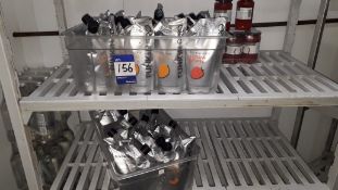 Quantity of Cocktail Syrups, Bottled Water and Sauces