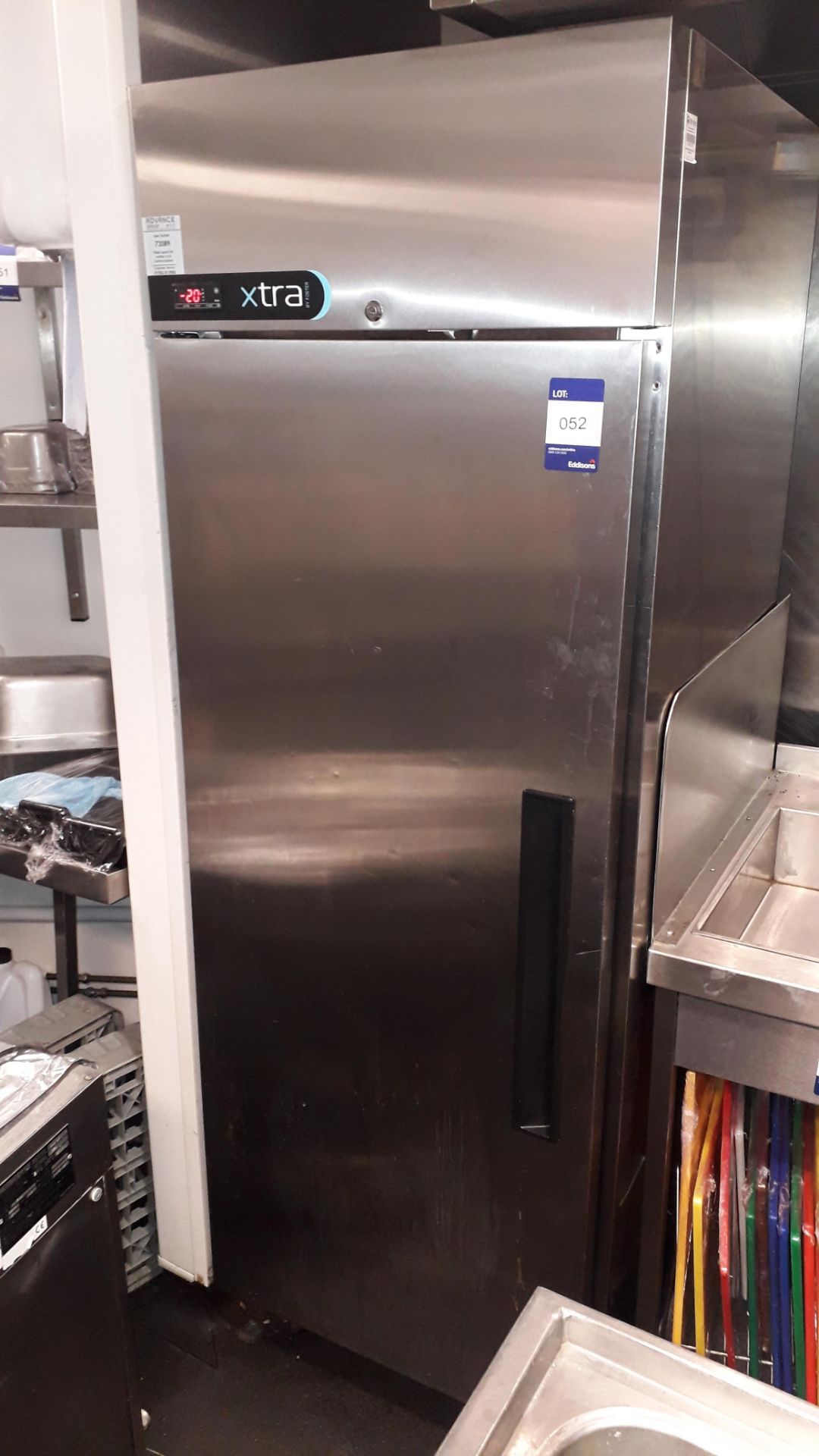 Forster Extra XR600L Stainless Steel Upright Freezer