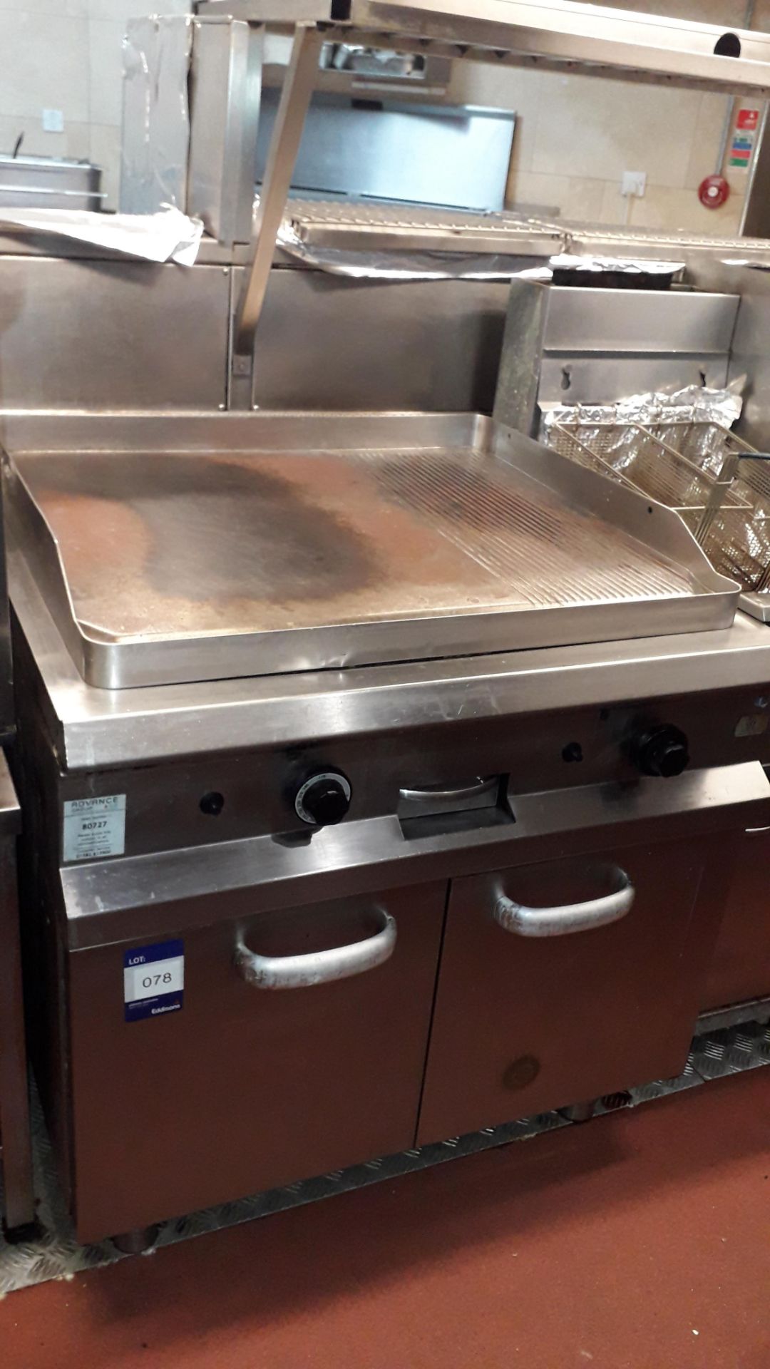 Stainless Steel Gas Fired Griddle Range (Disconnec - Image 2 of 2