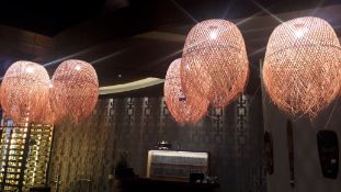 6 x Dried Grass Lampshades (Excludes Fittings)