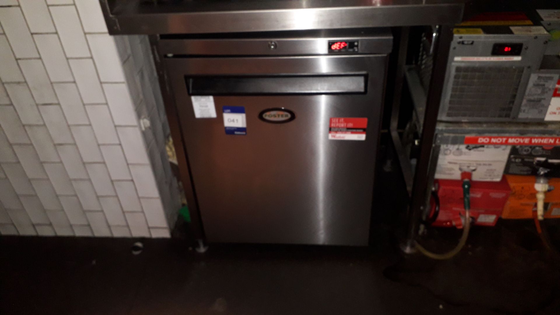 Forster HR150-A Stainless Steel Under Counter Fridge