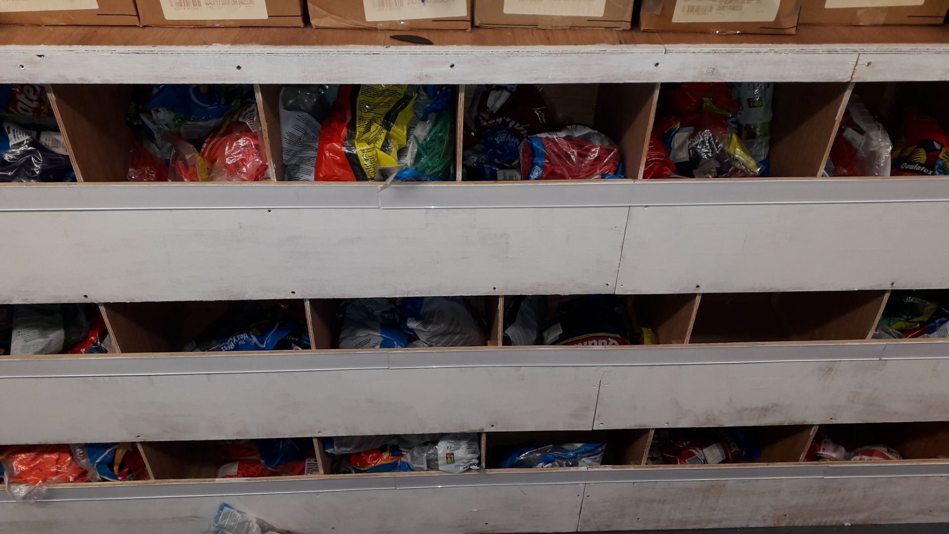 Contents of Stock Bins to include Large Quantity of Qualatex Various Coloured Balloons - Image 4 of 4