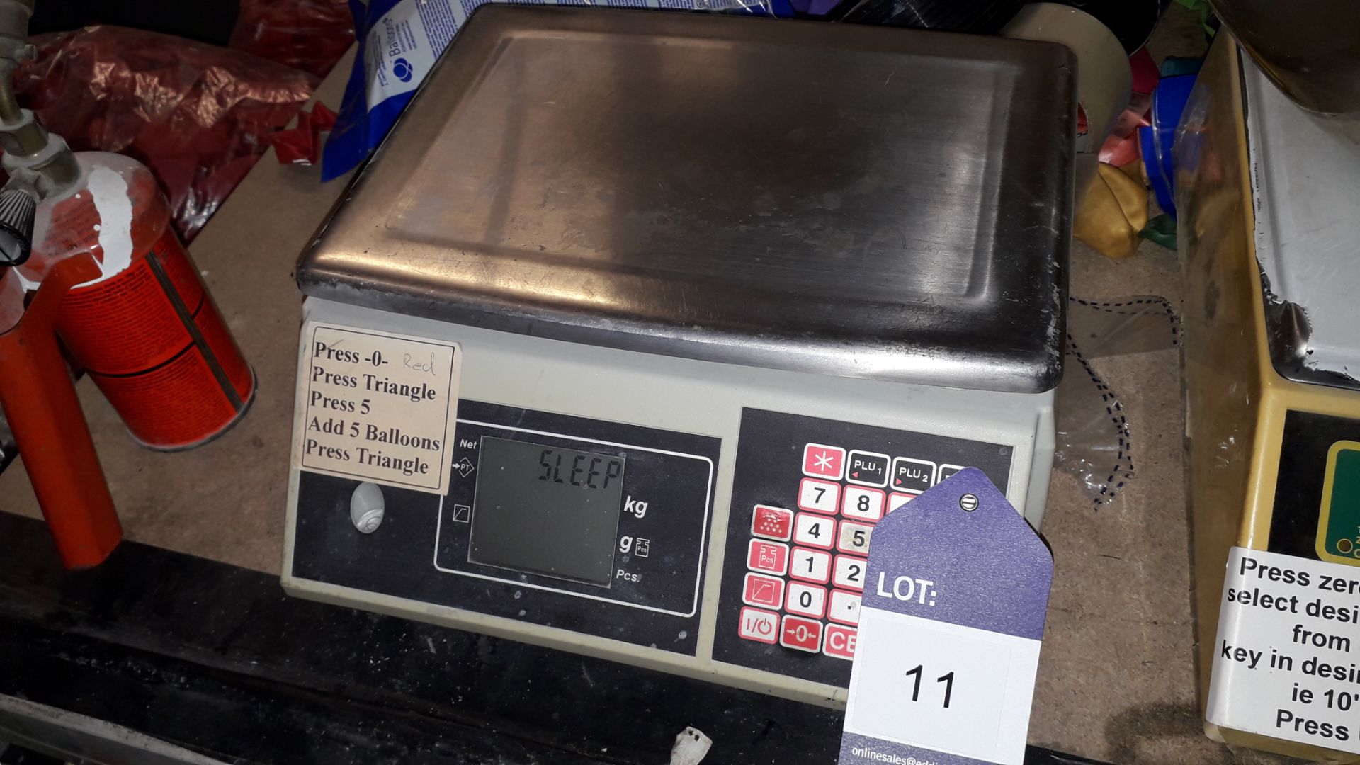 2 x Weighing Scales comprising of LAC-1260 6.000g Counting Scales, Avery Berkel G220 10kg Counting - Image 3 of 4