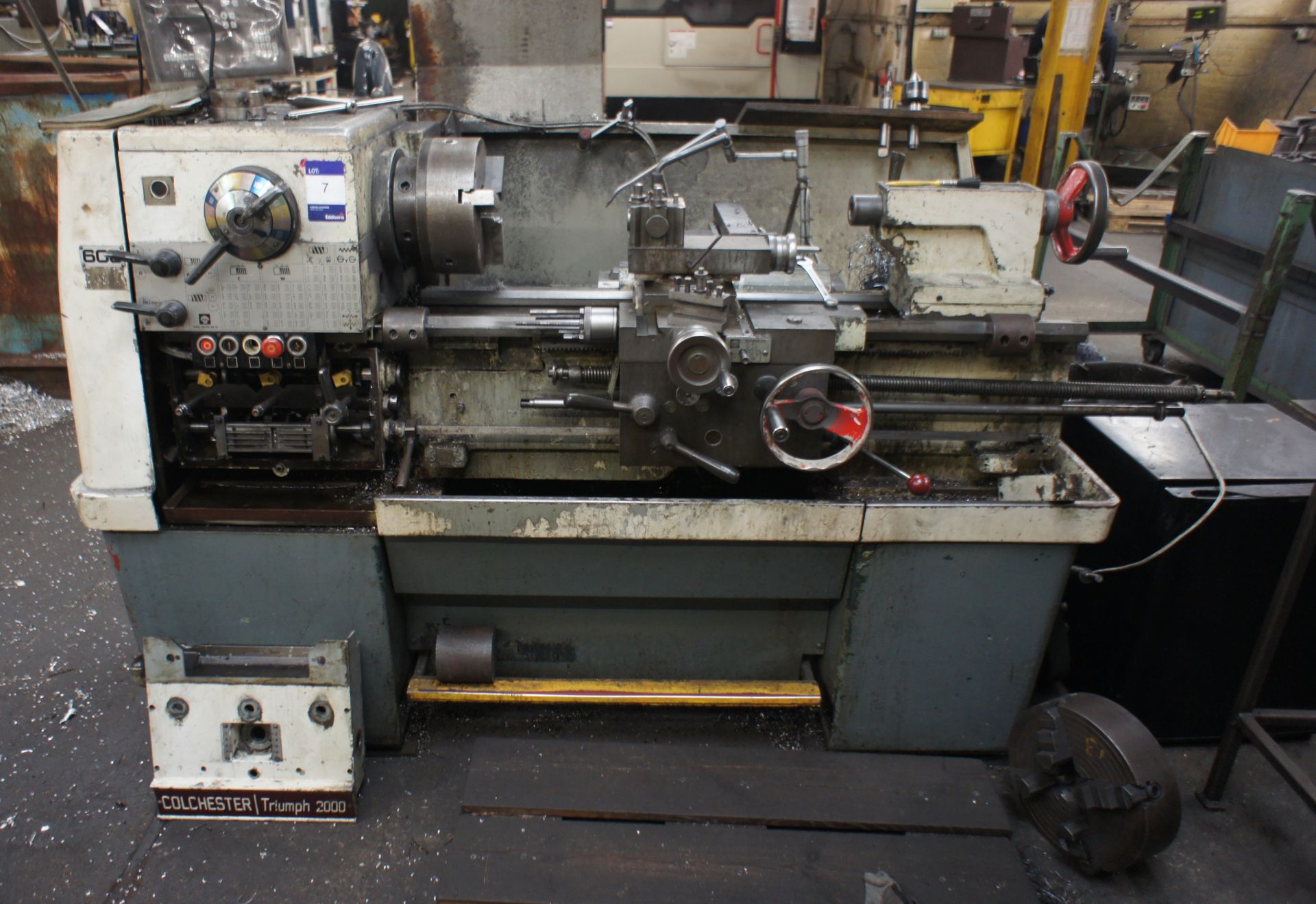 Colchester Triumph 2000 Centre Lathe, SOB 9in, 2-A - Image 3 of 6