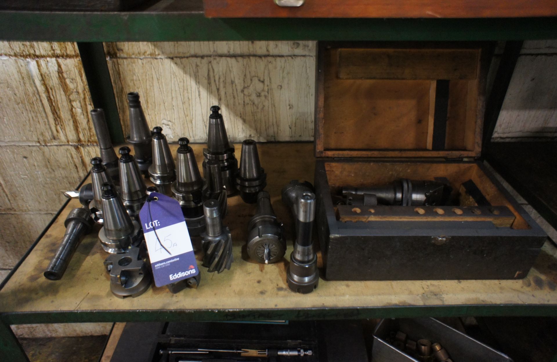 Quantity of Various Machine Tool Holders, Cutters