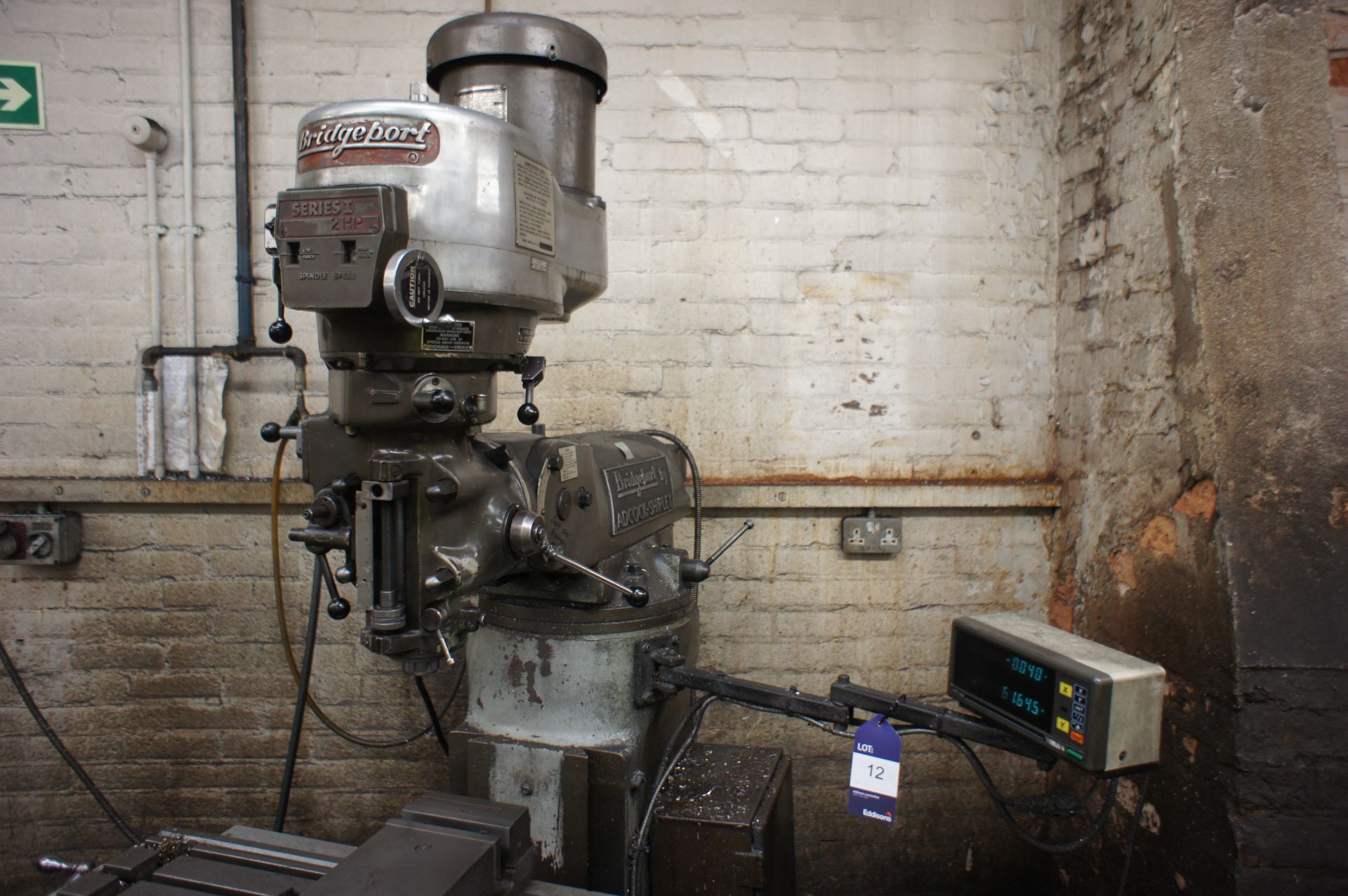 Bridgeport Series 1, 2HP Turret Milling Machine wi - Image 3 of 5