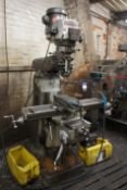Bridgeport Series 1, 2HP Turret Milling Machine wi