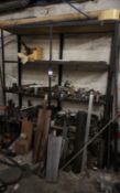 2 x Bays of Various Steel Shelving and contents in