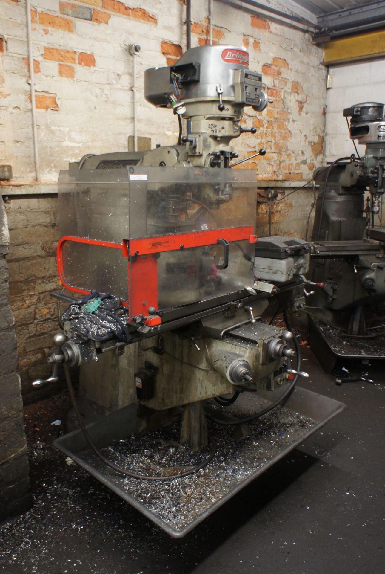 Bridgeport Turret Milling Machine, with T-Slot wor - Image 2 of 4