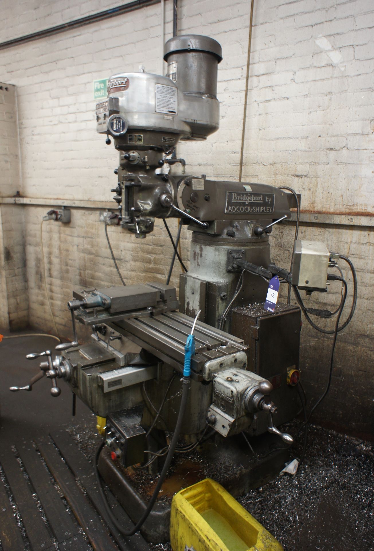 Bridgeport Series 1, 2HP Turret Milling Machine wi - Image 2 of 5