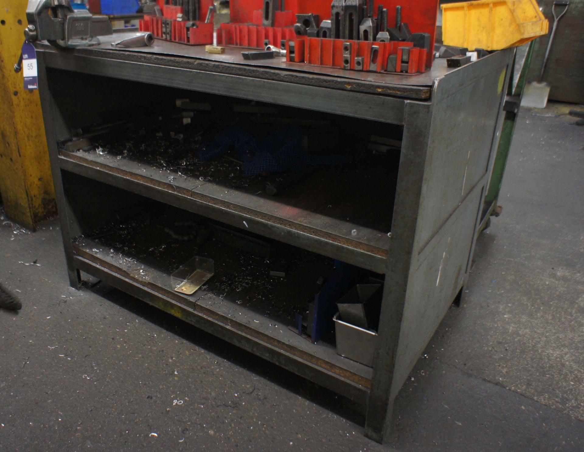Steel Fabricated Work Bench 4ft x 2ft with 4in Vic