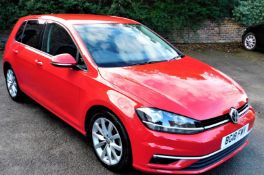 Golf GT TDI 2.0 Hatchback, colour Red, VW Sat Nav, 7-speed semi auto, 150bhp, registration BG18 FWV,