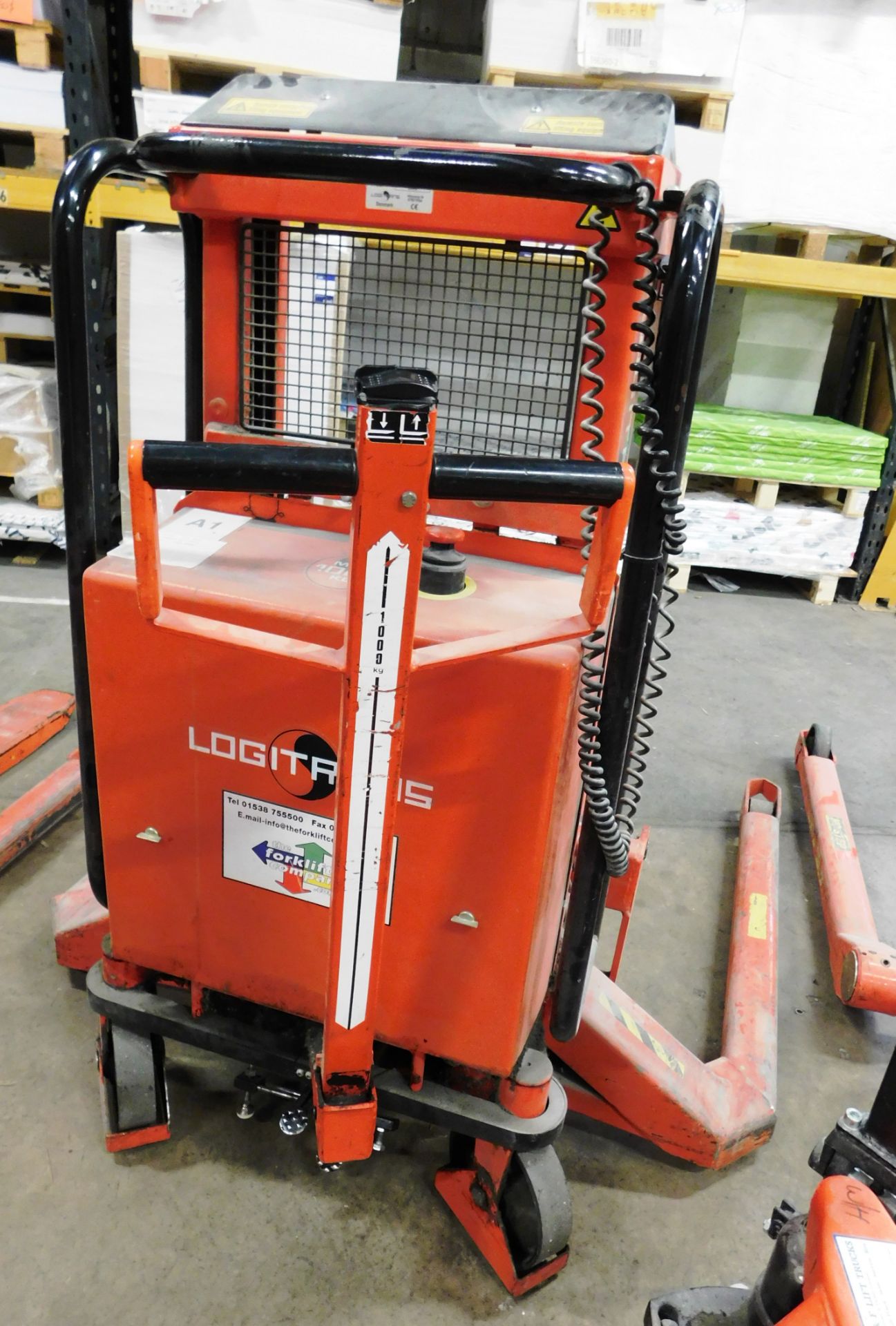 Logitrans LL100/TES Electric Pallet Truck, s/n 222 - Image 2 of 2