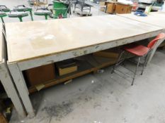 Heavy Duty Wooden Packing Bench 2.5m x 1250mm