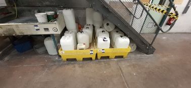 2 x Spill Pallets & Emulsion Wash/Flush