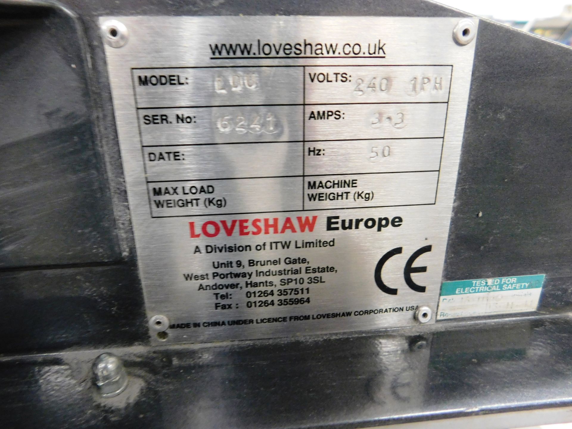 Loveshaw LDU Pressure Sensitive Top/Bottom Case Ta - Image 3 of 4