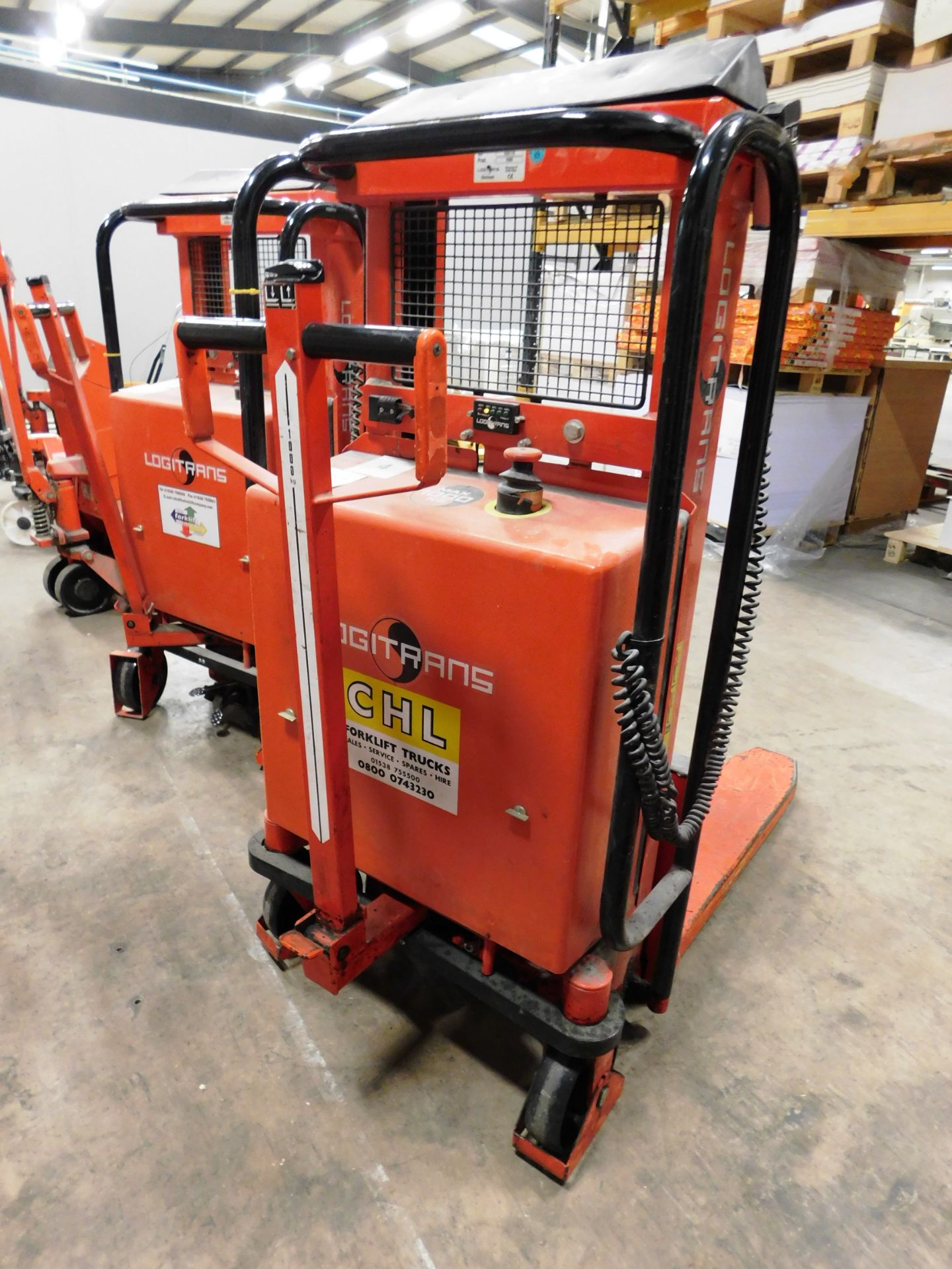 Logitrans LL1000TE Electric Pallet Truck, s/n 9357 - Image 2 of 2