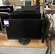 4 Asus Monitors