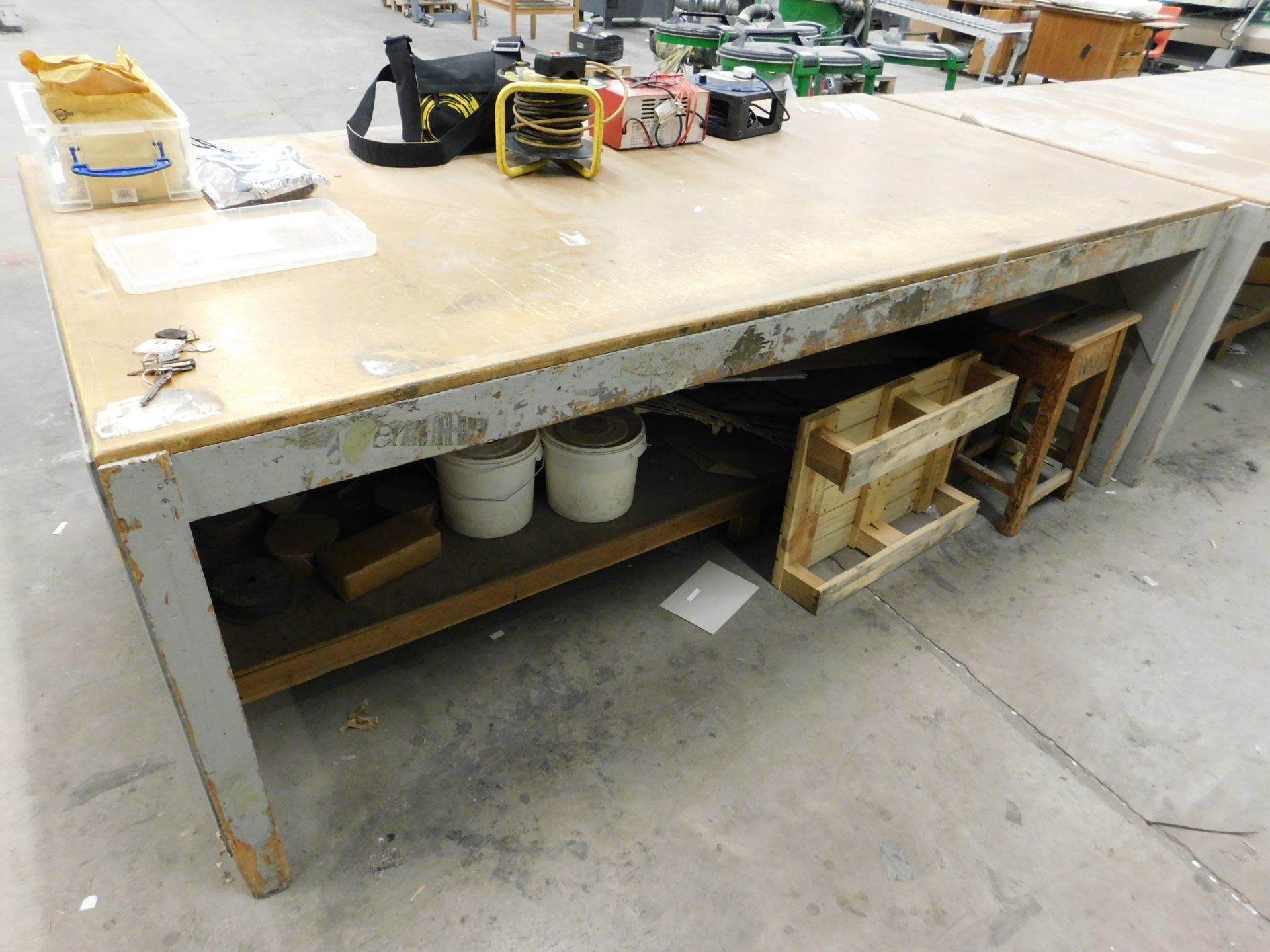 Heavy Duty Wooden Packing Bench 2.5m x 1250mm