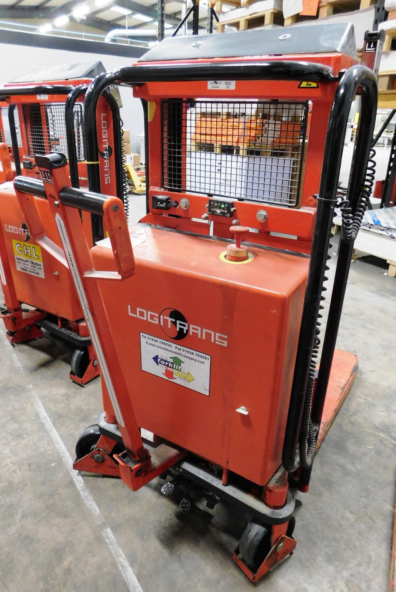 Logitrans LL1000TE Electric Pallet Truck, s/n 2117 - Image 2 of 2