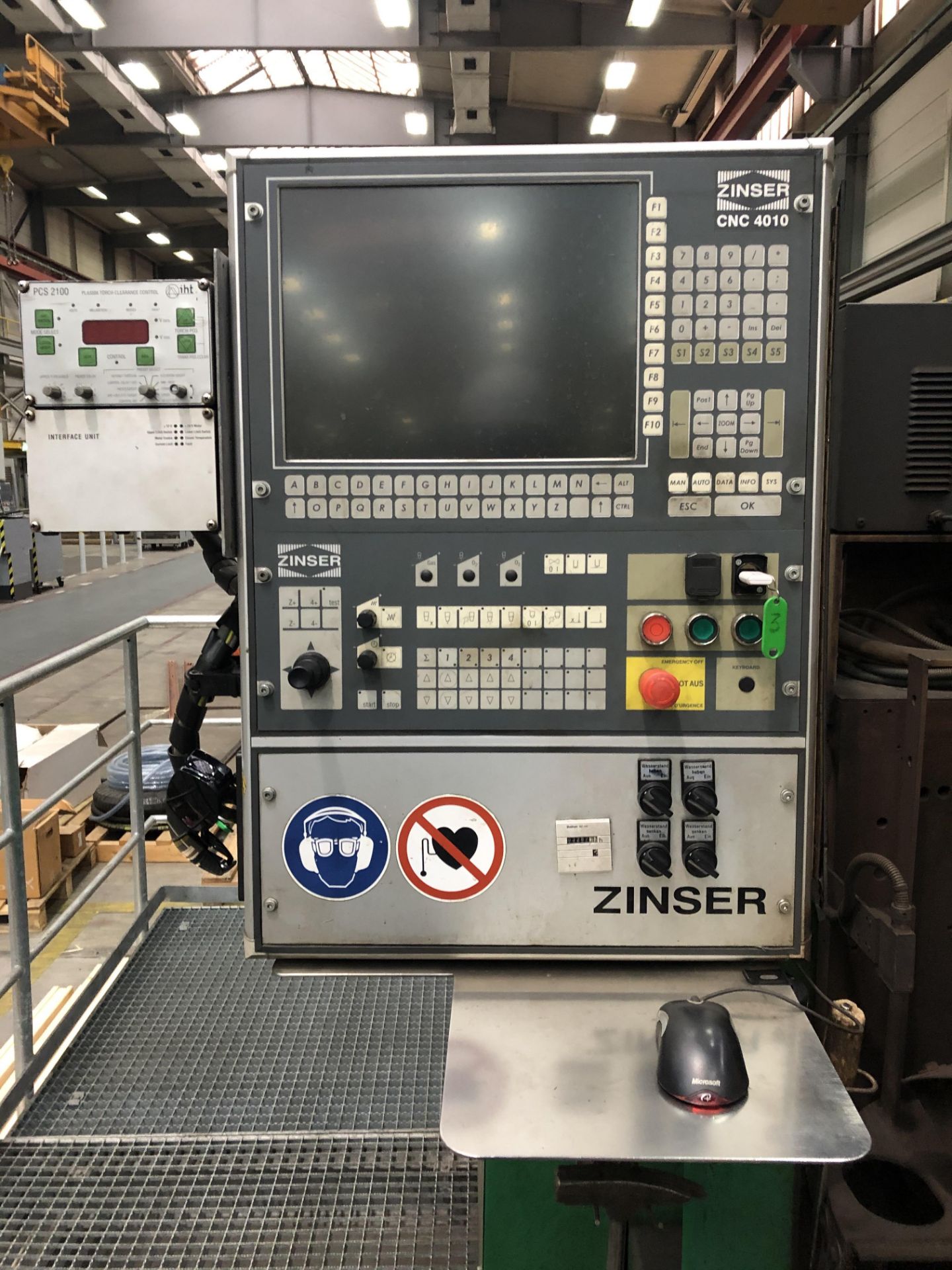 Zinser CNC4020 Plasma Cutting Machine - Image 5 of 11