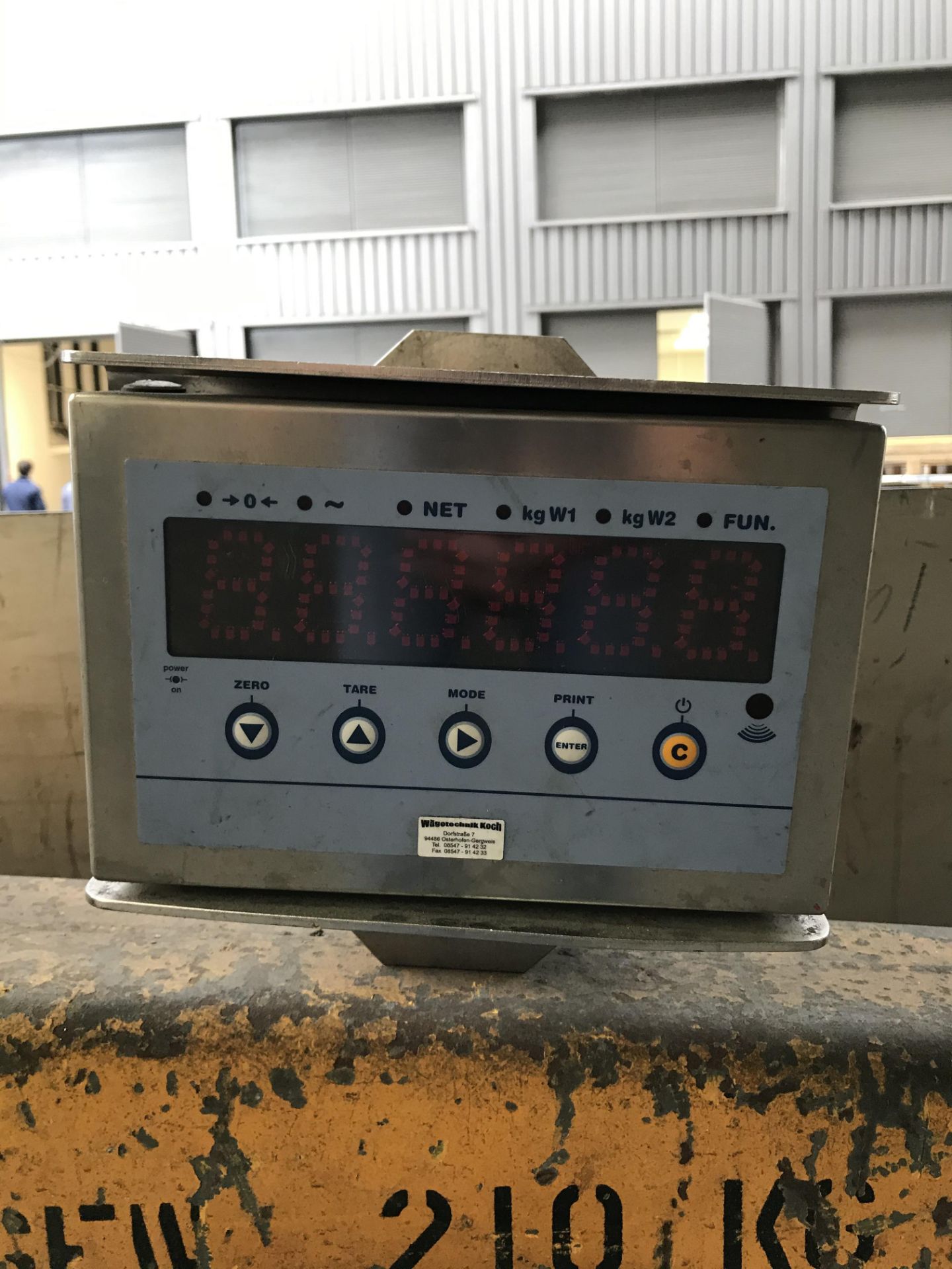 Digital stainless-steel crane scale