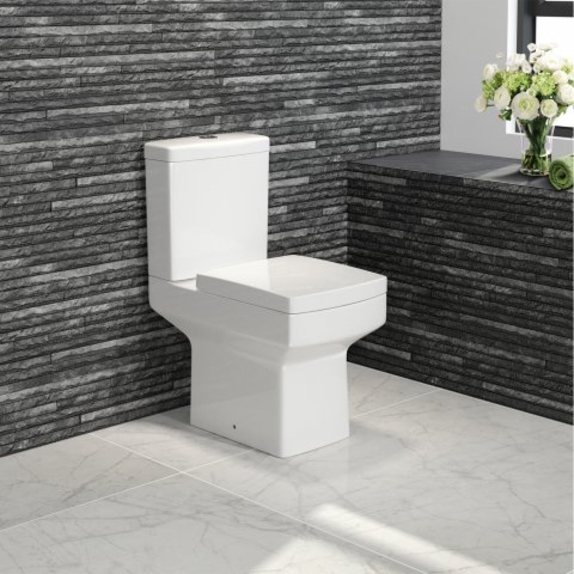 NEW & BOXED Belfort Close Coupled Toilet & Cistern inc Soft Close Seat. RRP £499.99.CC645.Long - Image 2 of 3