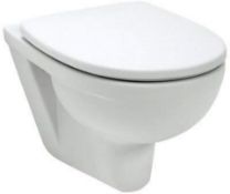 NEW Twyford White Refresh Back to Wall Toilet, Floor Mounted Refresh Back to Wall Toilet. Comes