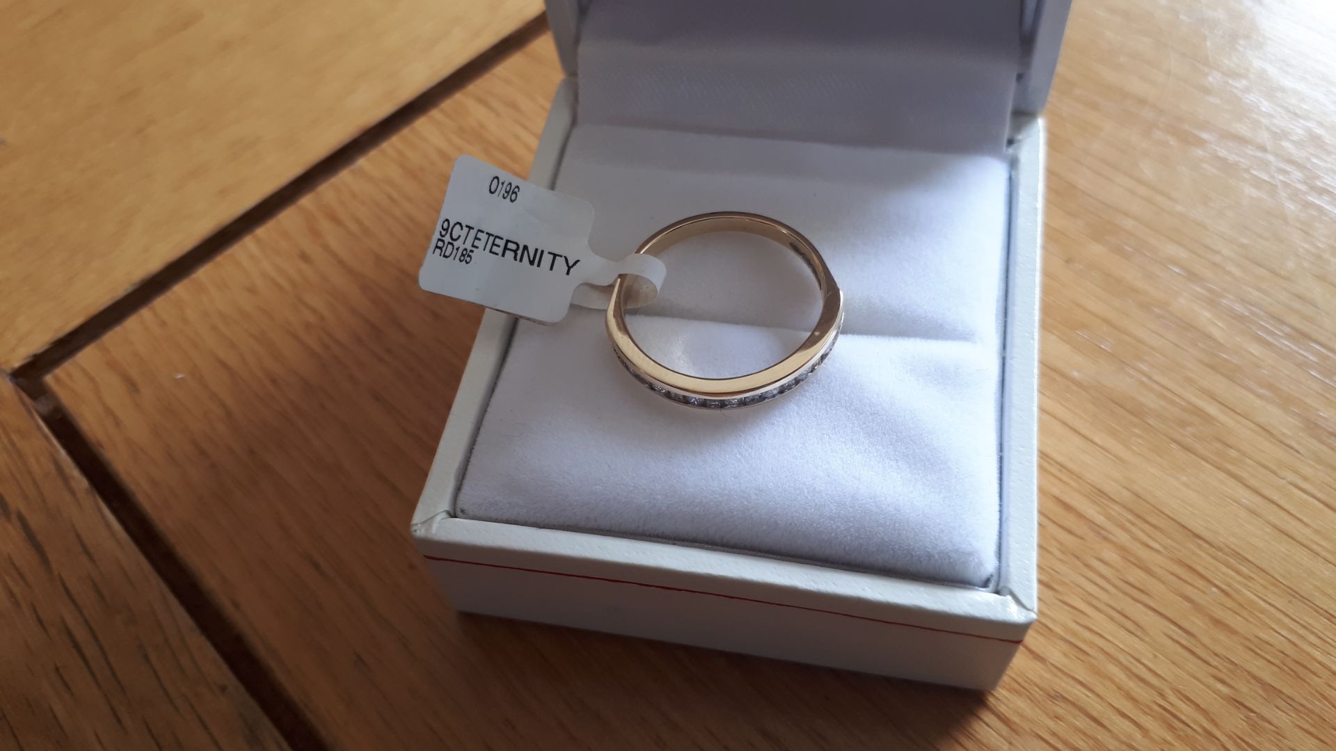 9CT Eternity ring, Size = L, RRP £535 Viewing Stri - Image 3 of 3