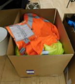 Quantity of High Visibility Clothing to Box
