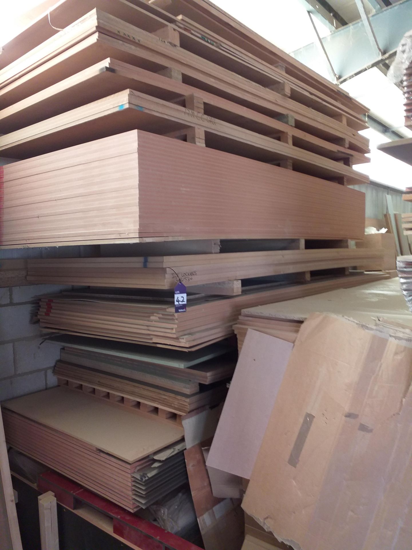 Large Quantity of Mainly Faced Sheets of MDF & Chipboard - Image 2 of 2