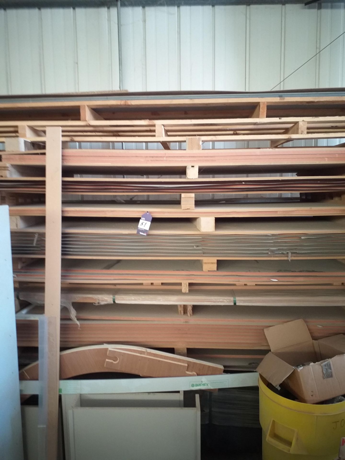 Quantity of Various Faced MDF Boards