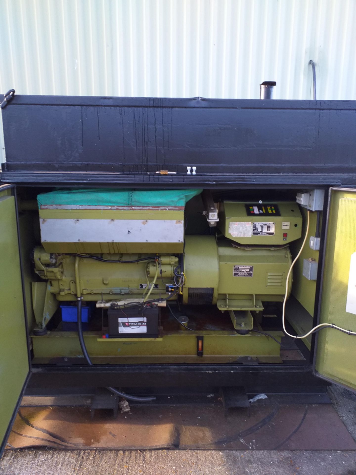 Petbow Temf DN 45AD Deutz Engine Driven Generator 61.88 KVA Serial Number 60447, Control Gear