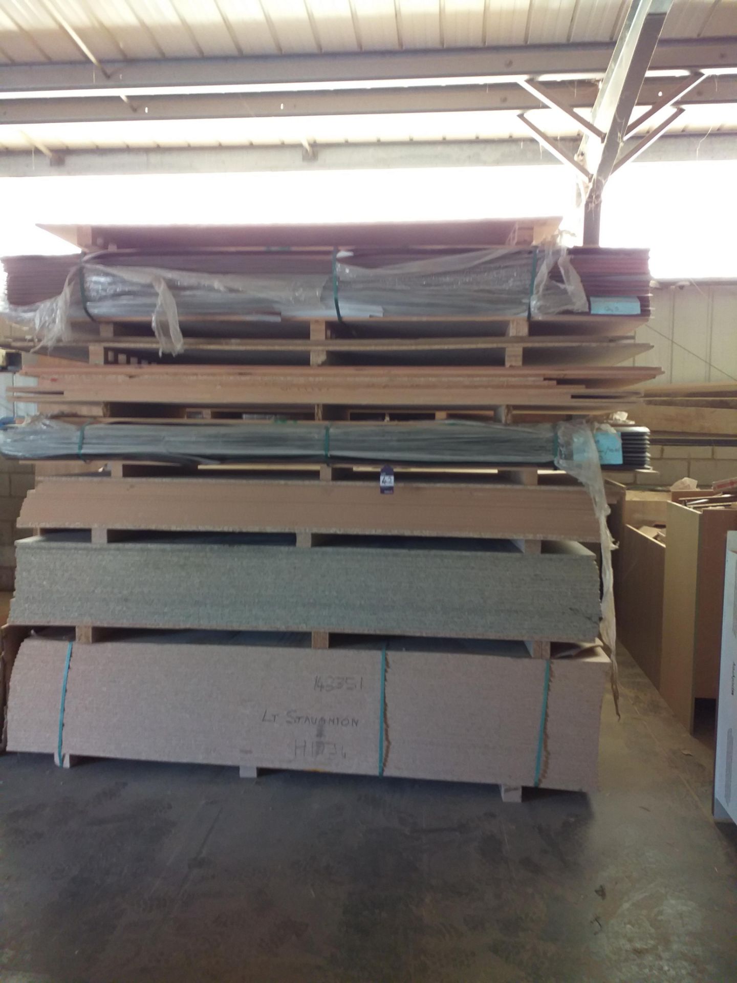 Large Quantity of Mainly Faced Sheets of MDF & Chipboard