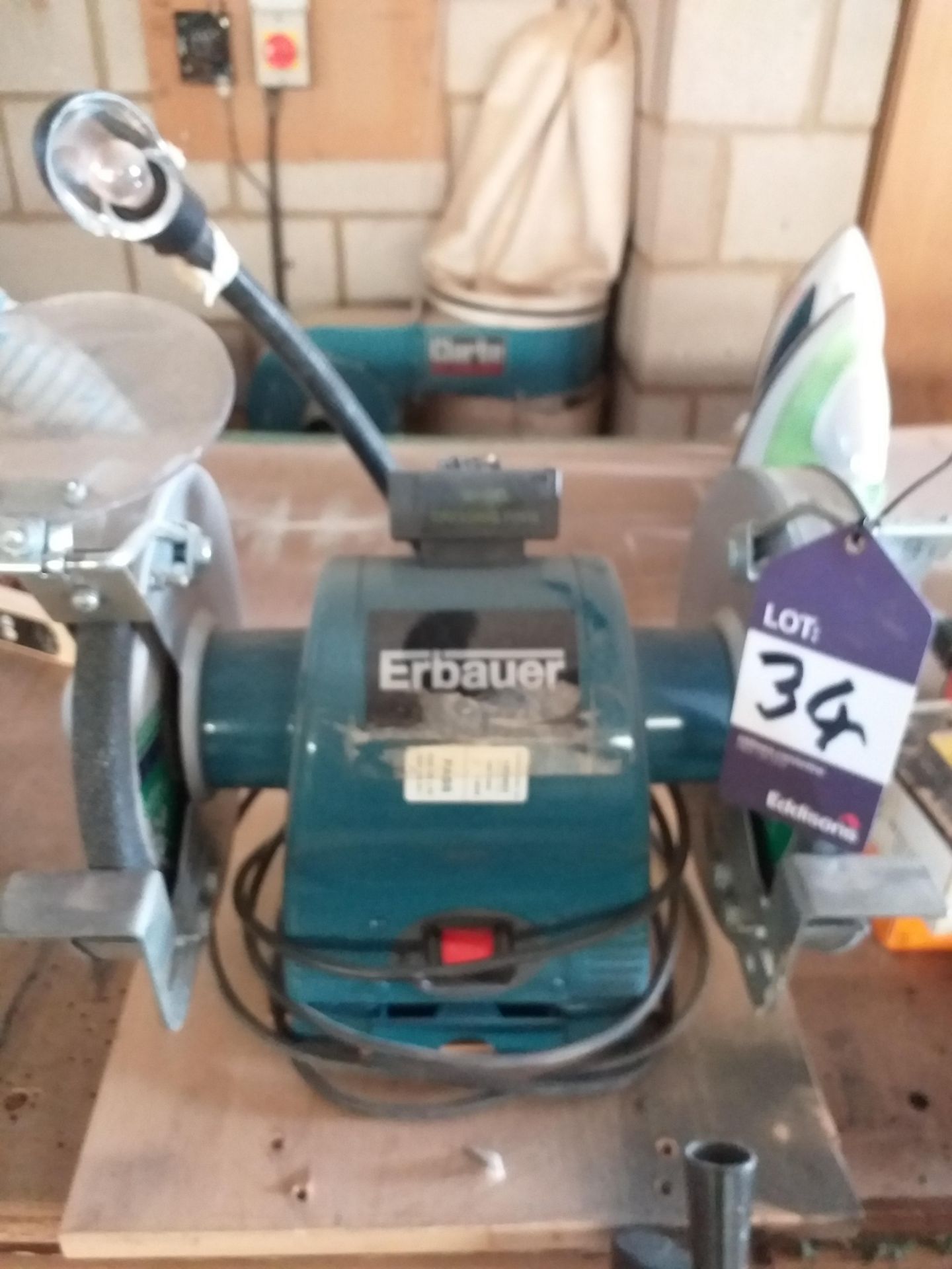 Erbauer 200mm Bench Grinder 240v