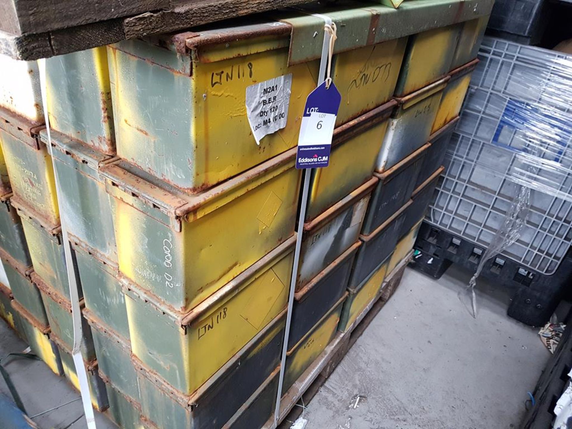 Approx. 120 Ex MOD Steel Ammunition Boxes - Image 3 of 4