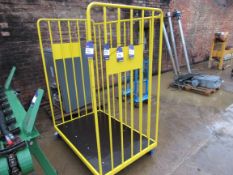 5 Steel Cages, Yellow 100x1400x1850mm