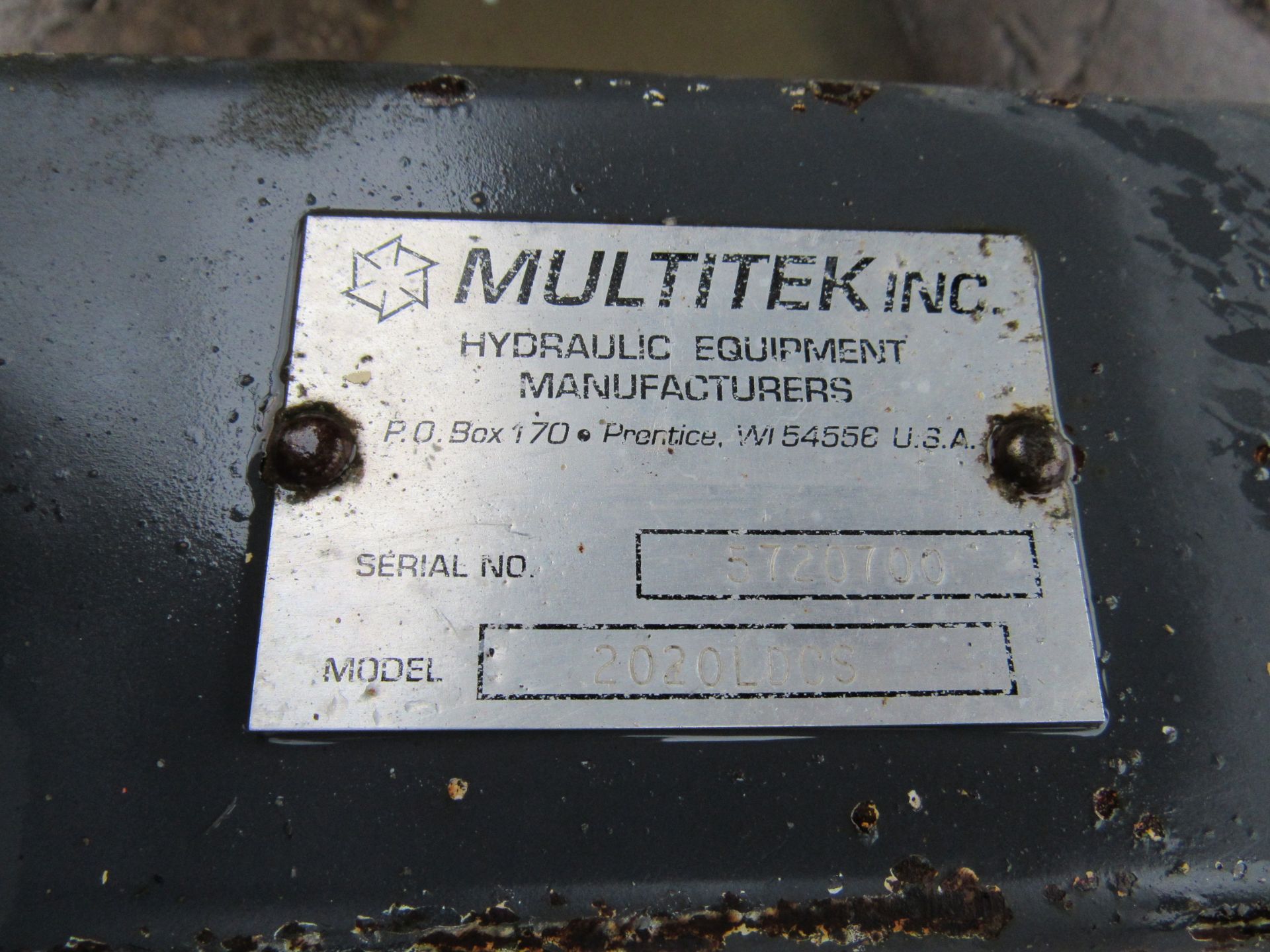 Multitek 2020 LDCS Fuel Wood Processor Serial Numb - Image 7 of 10