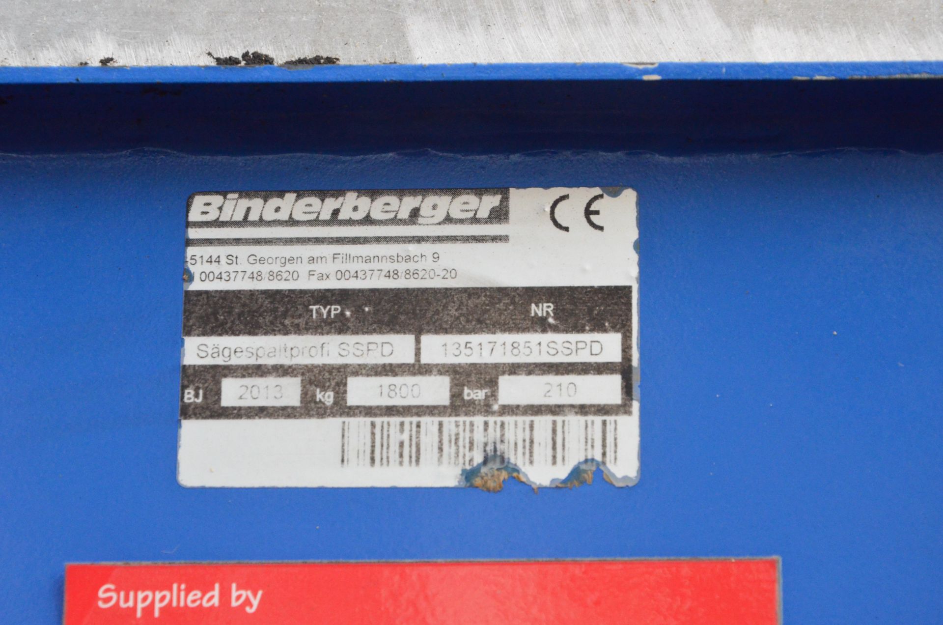 Binder Berger SSPD450 Firewood Processor Diesel Po - Image 21 of 21