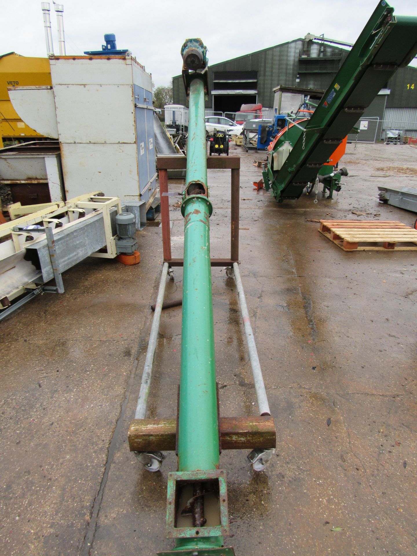 125mm Auger 4400mm, 3PH in Mobile Frame